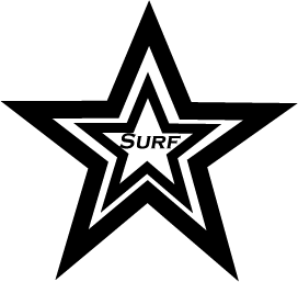 Surf Star Sticker
